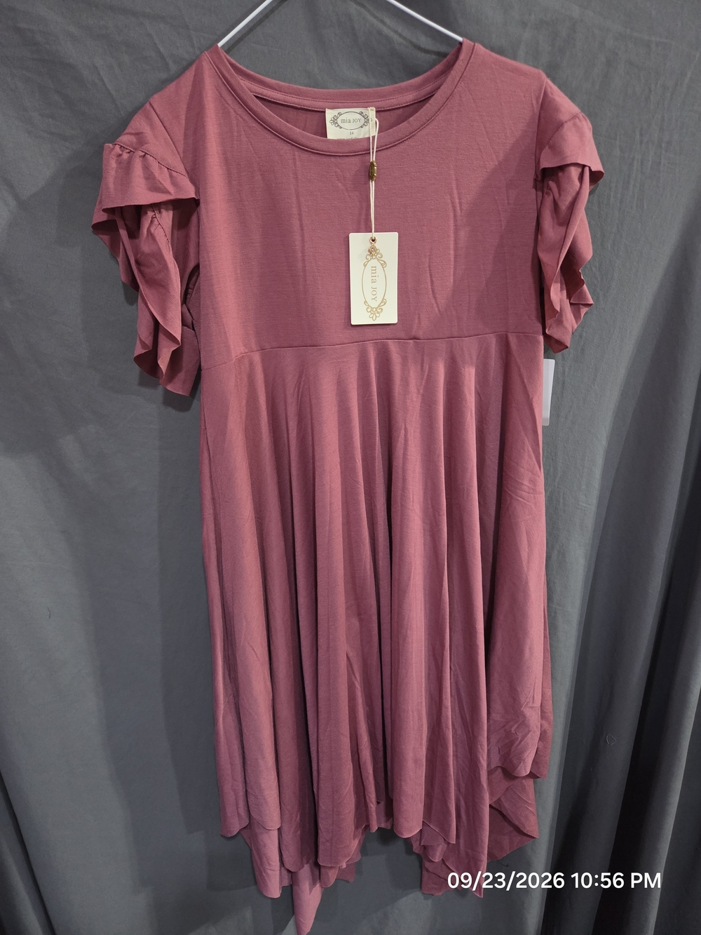 Mia Joy by Joyfolie Mauve Milana Dress Girls Size 14